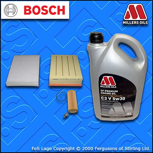 SERVICE KIT AUDI A4 (B7) 2.0 TDI 8V BPW BRC OIL AIR CABIN FILTERS +OIL 2004-2009