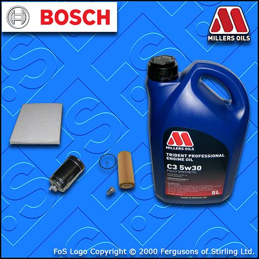 SERVICE KIT VW PASSAT (3B) 1.9 TDI AVF AWX AVB OIL FUEL CABIN FILTER+OIL 00-02