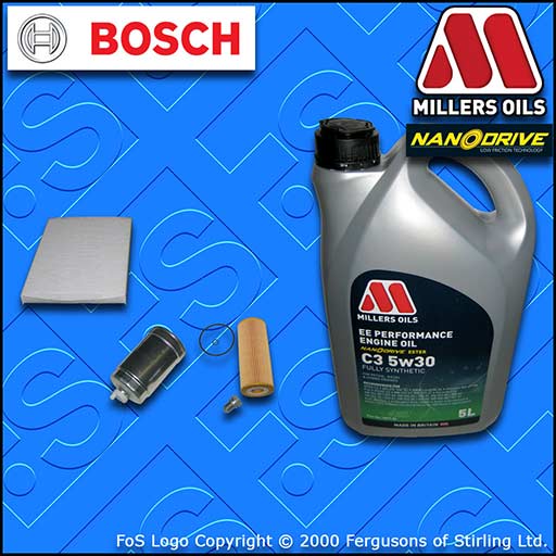 SERVICE KIT VW PASSAT (3B) 1.9 TDI AVF AWX AVB OIL FUEL CABIN FILTER+OIL 00-02