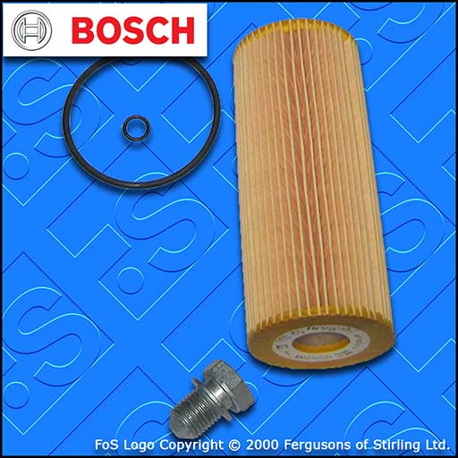 SERVICE KIT for VW CRAFTER (2E/2F) 2.5 TDI BOSCH OIL FILTER SUMP PLUG 2006-2013