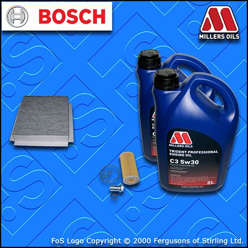 Service kit for Mercedes M-Class ML270 CDI - oil filter, cabin filter. -  FoS Autoparts