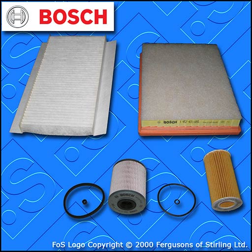 SERVICE KIT for SAAB 9-3 2.2 TID BOSCH OIL AIR FUEL CABIN FILTERS (2002-2009)
