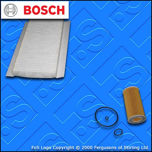 SERVICE KIT for VAUXHALL VECTRA C 2.0 DTI BOSCH OIL CABIN FILTERS (2002-2008)
