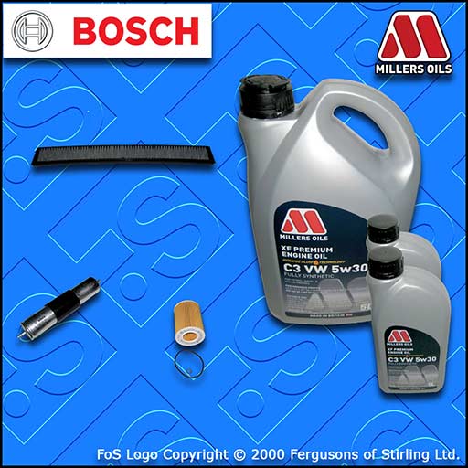 SERVICE KIT for BMW 3 SERIES E46 320I M52 OIL FUEL CABIN FILTER +OIL (1998-2000)