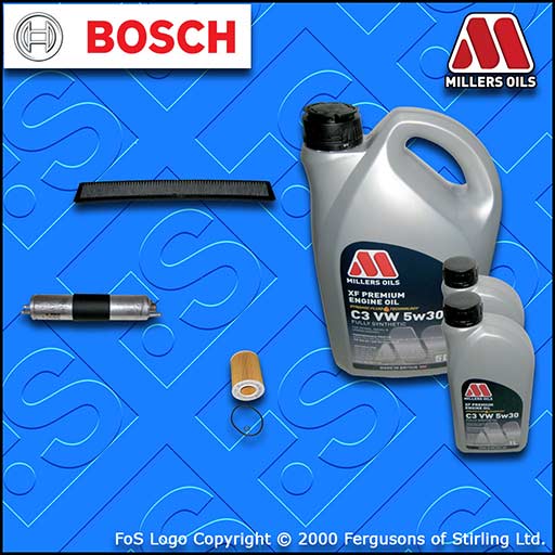 SERVICE KIT for BMW 3 SERIES E46 320I M54 OIL FUEL CABIN FILTER +OIL (2000-2007)