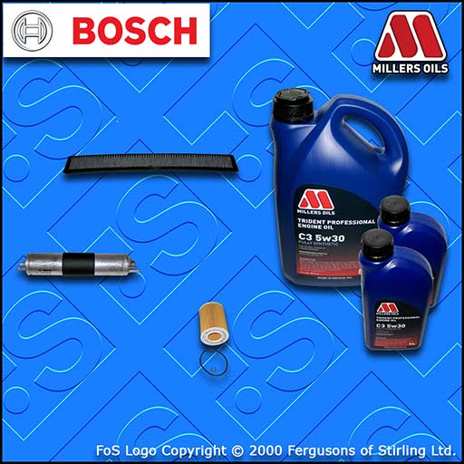 SERVICE KIT for BMW 3 SERIES E46 320I M54 OIL FUEL CABIN FILTER +OIL (2000-2007)