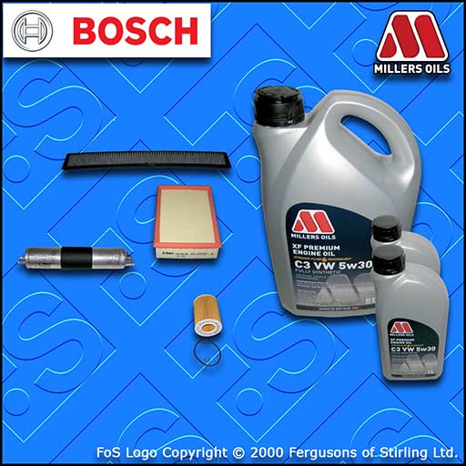 SERVICE KIT BMW 3 SERIES E46 320I M54 OIL AIR FUEL CABIN FILTER +OIL (2000-2007)