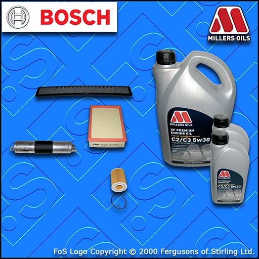 SERVICE KIT for BMW 3 SERIES E46 325I OIL AIR FUEL CABIN FILTER +OIL (2000-2007)