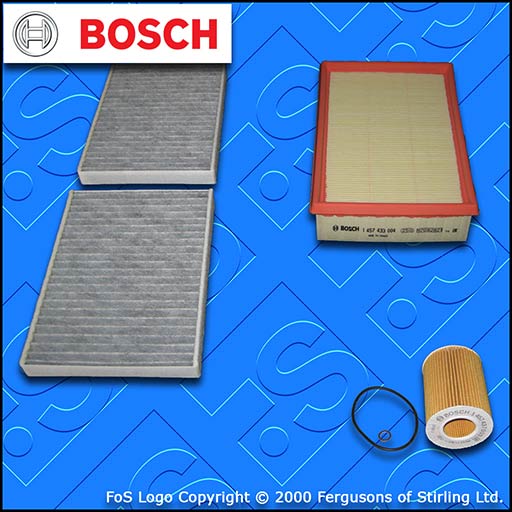 SERVICE KIT for BMW 5 SERIES (E39) 528I BOSCH OIL AIR CABIN FILTERS (1995-2000)