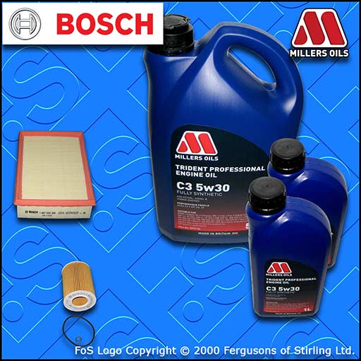 SERVICE KIT for BMW Z4 (E85) 2.2 BOSCH OIL AIR FILTERS +5w30 FS OIL (2003-2005)