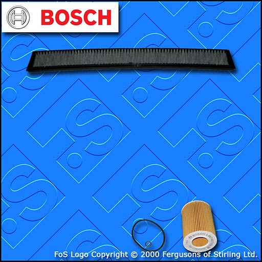 SERVICE KIT for BMW 3 SERIES (E46) 325I BOSCH OIL CABIN FILTERS (2000-2007)