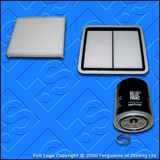 SERVICE KIT for SUBARU LEGACY 2.0 D BOSCH OIL AIR CABIN FILTERS (2009-2014)