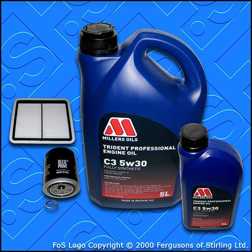 SERVICE KIT for SUBARU LEGACY 2.0 D OIL AIR FILTERS +5w30 OIL (2009-2014)
