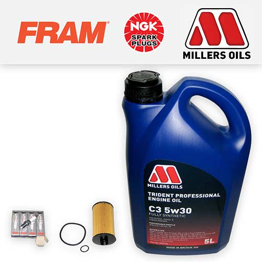 thumbnail interactive-video image 1 of Vauxhall Corsa C 2001-2007 Full Service Kit – 5w30 Oil, OEM Quality Filters & Spark Plugs 1 of 6