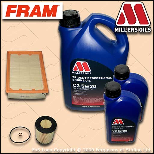 SERVICE KIT for BMW Z4 2.2 2.5 3.0 E85 M54 OIL AIR FILTERS +C3 OIL (2002-2005)