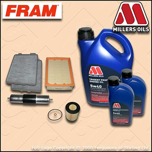 SERVICE KIT for BMW 5 SERIES 523I E39 OIL AIR FUEL CABIN FILTER +OIL (1995-2000)