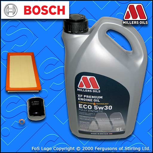 SERVICE KIT NISSAN 350Z 3.5 V6 24V VQ35DE BOSCH OIL AIR FILTERS +OIL (2002-2008)