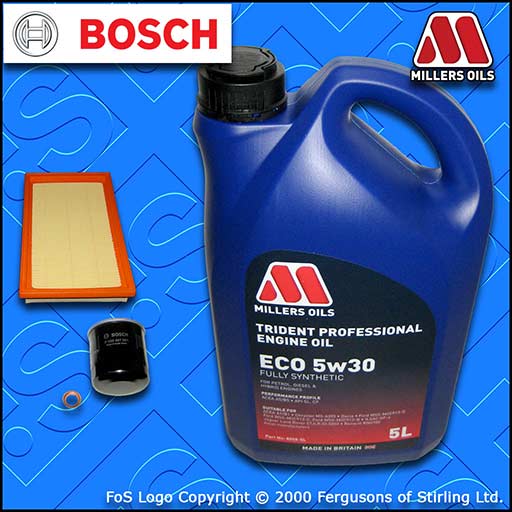 SERVICE KIT NISSAN 350Z 3.5 V6 24V VQ35DE BOSCH OIL AIR FILTERS +OIL (2002-2008)