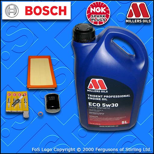 SERVICE KIT for NISSAN X-TRAIL 2.0 OIL AIR FILTERS PLUGS +OIL (2001-2007)