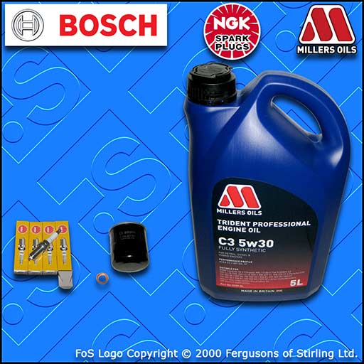 SERVICE KIT for NISSAN X-TRAIL 2.0 OIL FILTER PLUGS +OIL (2001-2007)
