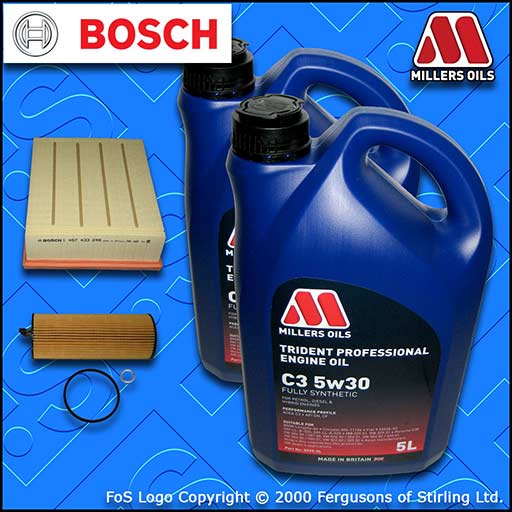 SERVICE KIT for AUDI A4 (B7) 3.0 TDI OIL AIR FILTERS +LL OIL (2004-2008)