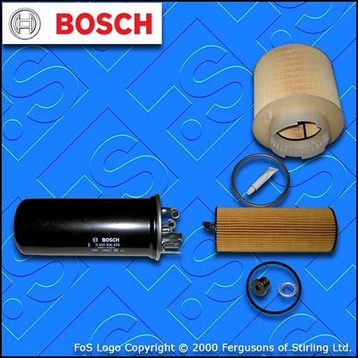 SERVICE KIT for AUDI A6 (C6) 2.7 TDI BOSCH OIL AIR FUEL FILTERS (2004-2008)