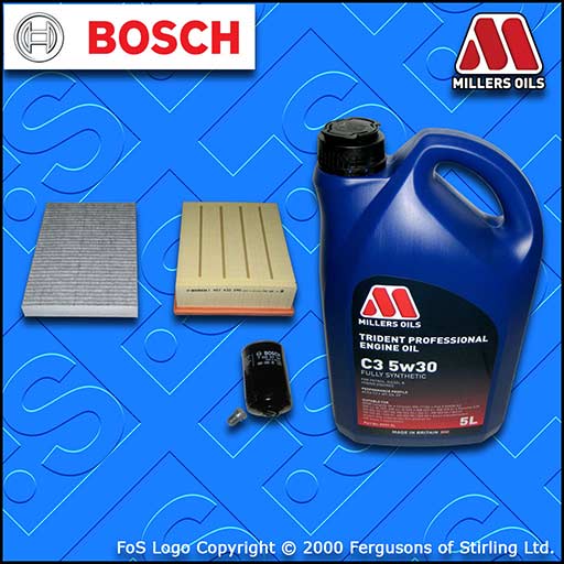 SERVICE KIT AUDI A4 (B6/B7) 1.8 TURBO 20V OIL AIR CABIN FILTERS +OIL (2000-2008)