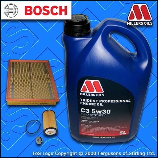 SERVICE KIT for VAUXHALL VECTRA C 1.8 16V Z18XER OIL AIR FILTER +OIL (2006-2008)