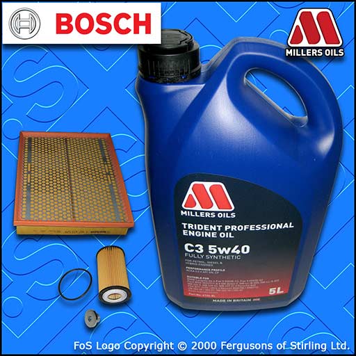 SERVICE KIT for VAUXHALL VECTRA C 1.8 16V Z18XER OIL AIR FILTER +OIL (2006-2008)