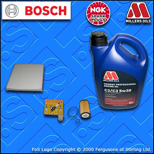 SERVICE KIT OPEL VAUXHALL ZAFIRA B MK2 1.6 A16XER OIL CABIN FILTER PLUG +5L OIL