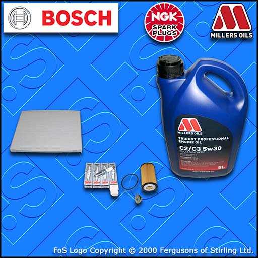 SERVICE KIT for OPEL VAUXHALL CORSA E MK4 1.2 1.4 OIL CABIN FILTER PLUGS +OIL