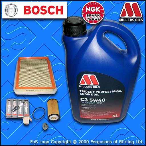 SERVICE KIT OPEL VAUXHALL ASTRA H MK5 1.6 TURBO Z16LET OIL AIR FILTER PLUGS +OIL