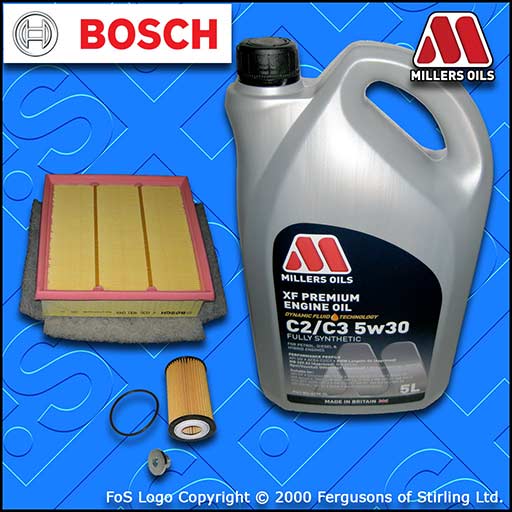 SERVICE KIT OPEL VAUXHALL CORSA D MK3 1.6 TURBO SRI VXR OIL AIR FILTER+OIL 07-14