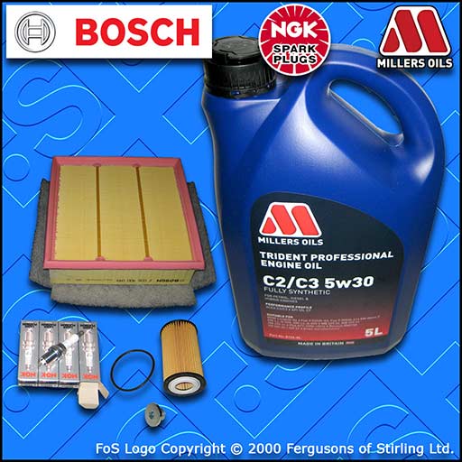 SERVICE KIT for OPEL VAUXHALL CORSA D MK3 1.6 TURBO SRI VXR OIL AIR FILTER PLUGS