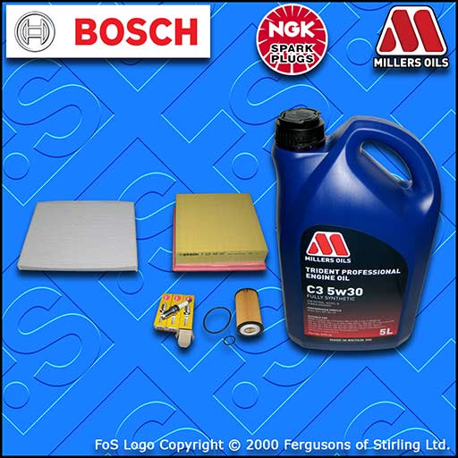 SERVICE KIT VAUXHALL CORSA D 1.0 19MA9235>Z10XEP OIL AIR CABIN FILTER PLUGS +OIL