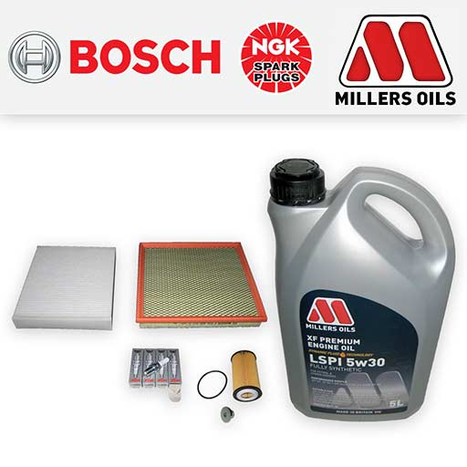 KNS Service Kit For Vauxhall Astra J 1.3 CDTi Diesel 2009-2017 – Oil, Fuel, Cabin, Air Filters