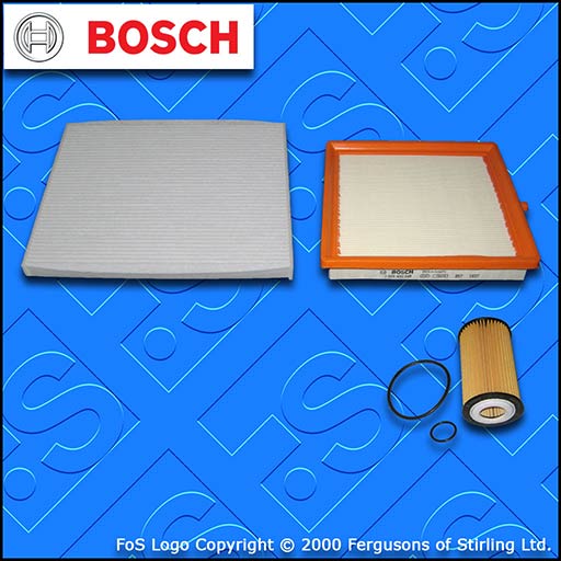SERVICE KIT for VAUXHALL OPEL ADAM 1.2 BOSCH OIL AIR CABIN FILTERS (2012-2019)
