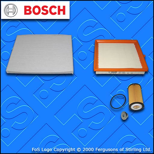 SERVICE KIT for VAUXHALL OPEL ADAM 1.2 BOSCH OIL AIR CABIN FILTERS (2012-2019)