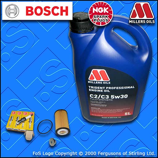 SERVICE KIT OPEL VAUXHALL ZAFIRA B MK2 1.6 16V Z16XER OIL FILTER PLUGS +5L OIL