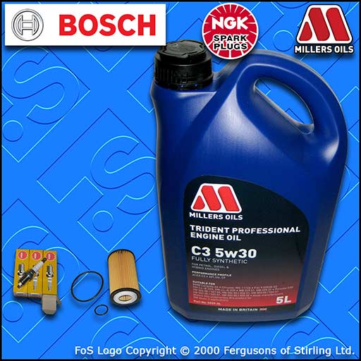 SERVICE KIT OPEL VAUXHALL CORSA D 1.0 A10XEP OIL FILTER PLUGS +OIL (2009-2015)