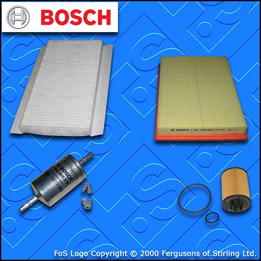 SERVICE KIT for VAUXHALL CORSA C 1.0 12V OIL AIR FUEL CABIN FILTERS (2000-2006)
