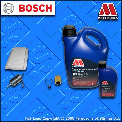 SERVICE KIT VAUXHALL VECTRA C 2.0 16V TURBO OIL FUEL CABIN FILTER +OIL 2003-2008