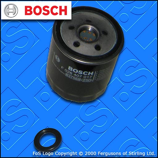 SERVICE KIT for FORD C-MAX 1.8 TDCI BOSCH OIL FILTER SUMP PLUG SEAL (2007-2010)