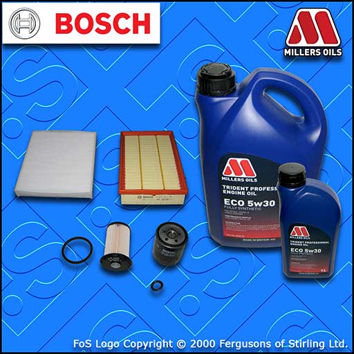 SERVICE KIT for FORD FOCUS MK2 1.8 TDCI OIL AIR FUEL CABIN FILTER +OIL 2005-2007