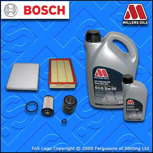 SERVICE KIT FORD FOCUS C-MAX 1.8 TDCI OIL AIR FUEL CABIN FILTER +OIL (2005-2007)