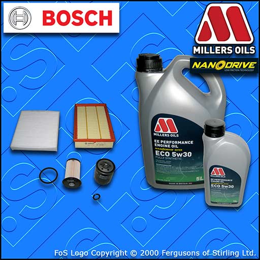 SERVICE KIT FORD FOCUS C-MAX 1.8 TDCI OIL AIR FUEL CABIN FILTER +OIL (2005-2007)