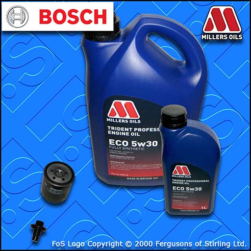 SERVICE KIT for FORD S-MAX 1.8 TDCI OIL FILTER SUMP PLUG +5w30 LL OIL 2007-2010