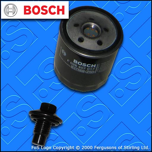 SERVICE KIT for FORD S-MAX 1.8 TDCI BOSCH OIL FILTER SUMP PLUG (2007-2010)