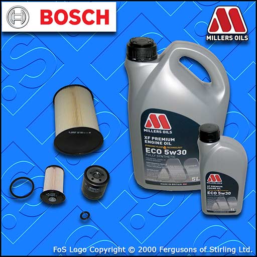 SERVICE KIT for FORD C-MAX 1.8 TDCI OIL AIR FUEL FILTERS +6L OIL (2007-2010)
