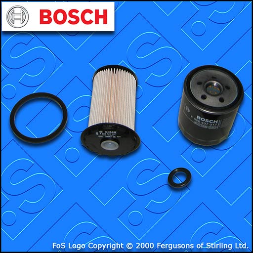 SERVICE KIT for FORD S-MAX 1.8 TDCI BOSCH OIL FUEL FILTERS (2007-2010)